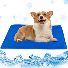 Dog Cooling Mat, Pet Cooling Mat for Dogs and Cats, Pressure Activated Dog Cooling Pad, No Water or Refrigeration Needed, Non-Toxic Gel (Option: 50x90cm)